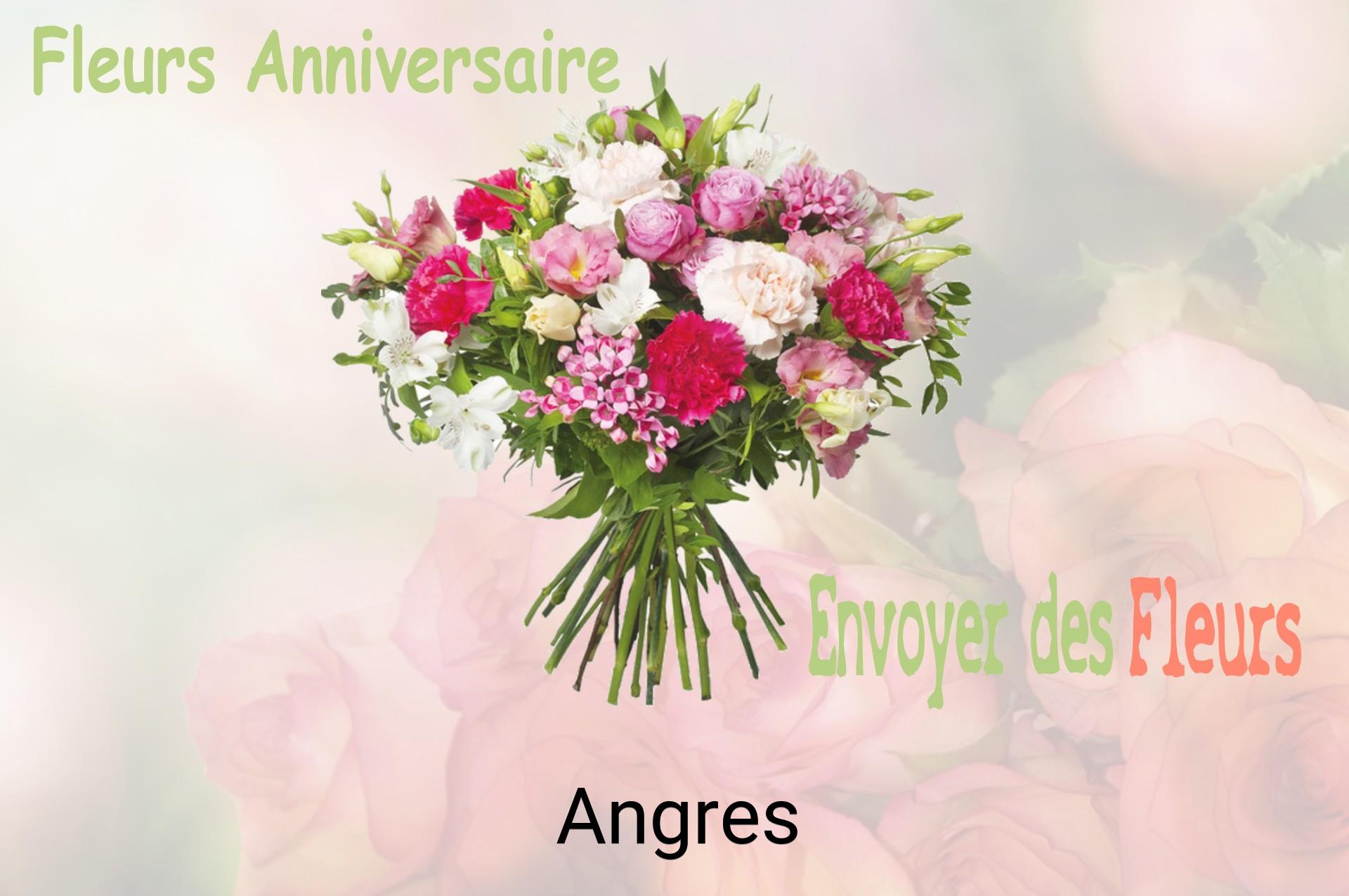 Bouquet de fleurs d’anniversaire livré à Angres