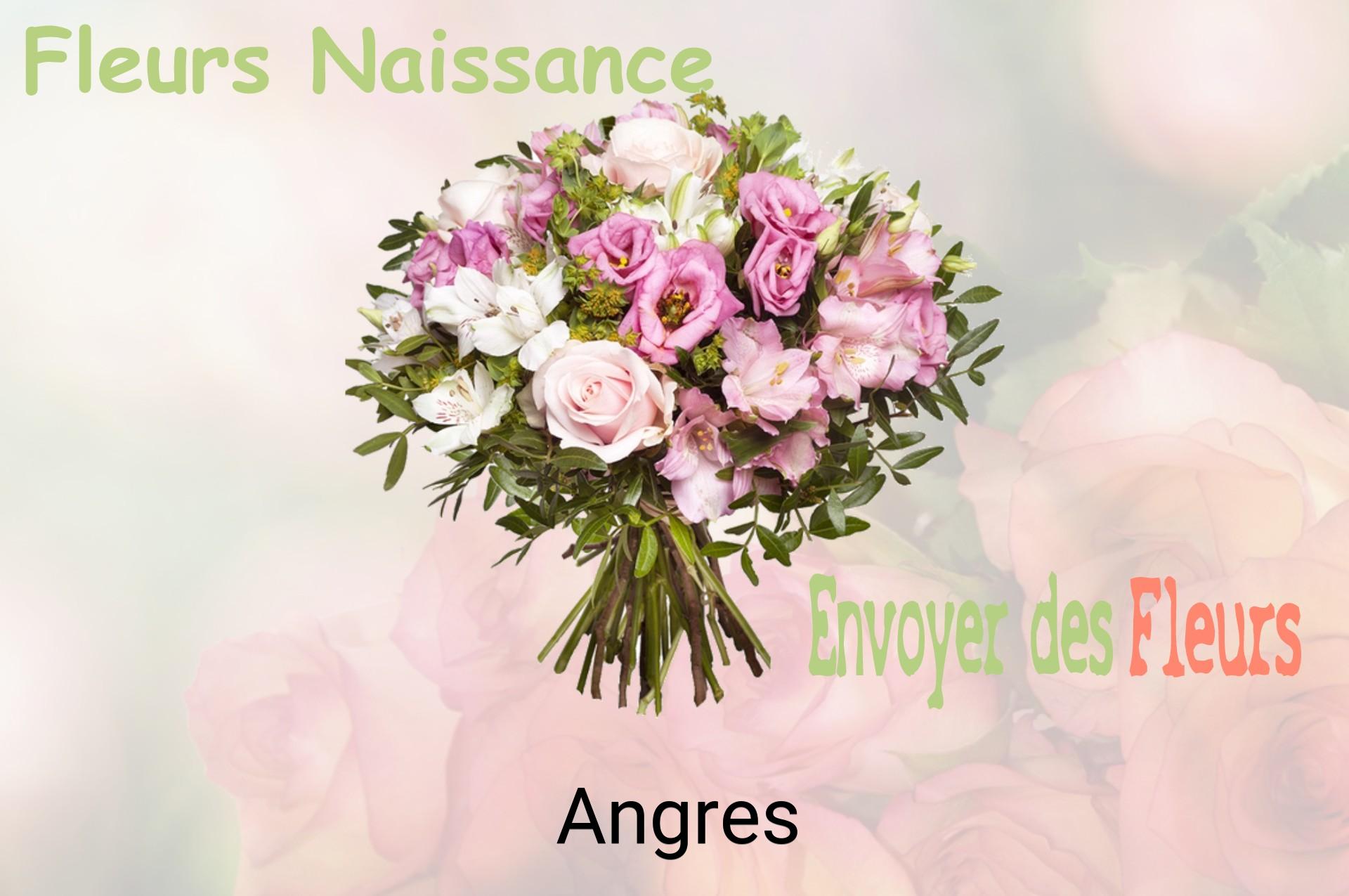 Bouquet de fleurs de naissance livré à Angres